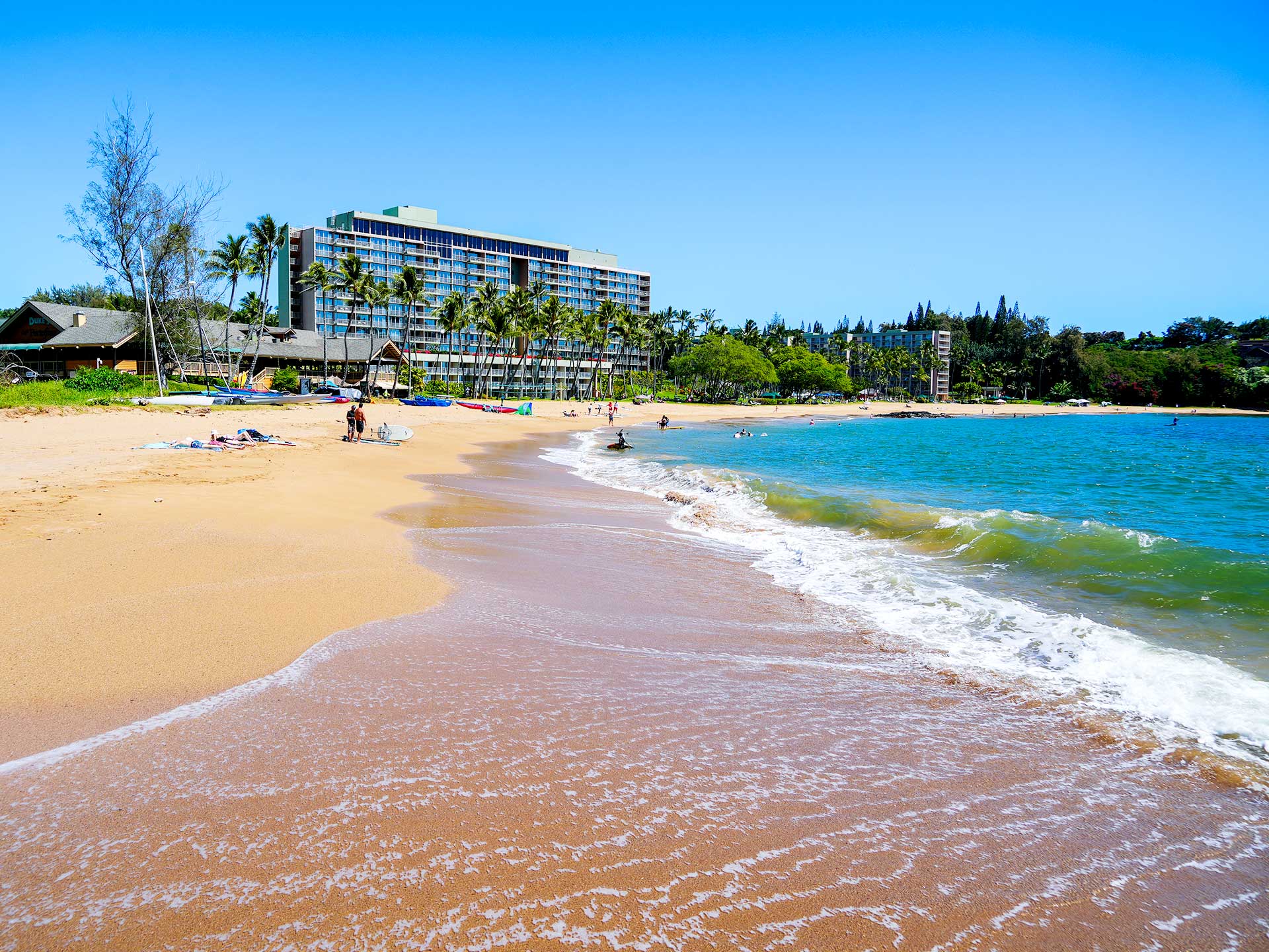 リフエ空港近く、カラパキ・ビーチ（Kalapaki Beach）