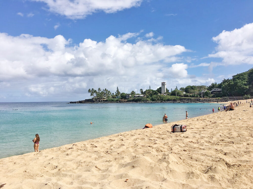 夏のワイメイアベイ(Waimea Bay)