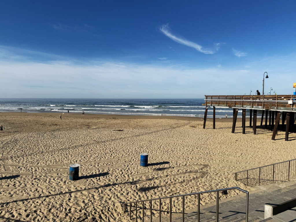 Pismo Beach(ピズモビーチ)ピア南
